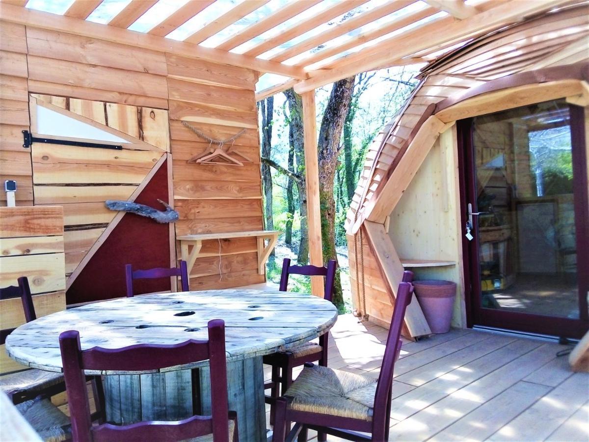 Habitat Createur - Hebergements Insolites Au Camping Municipal "Les Ecureuils" Recoubeau-Jansac Exterior photo